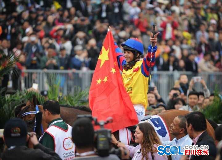 一马当先 中国骑师首获成都迪拜杯冠军