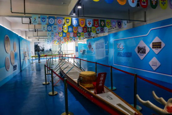 中国首家国际名校赛艇赛主题展馆正式对外开放